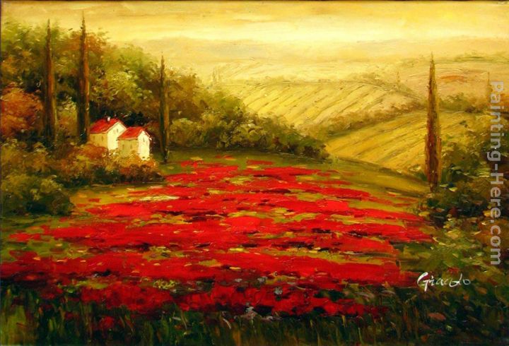 2011 Red Poppies in Tuscany